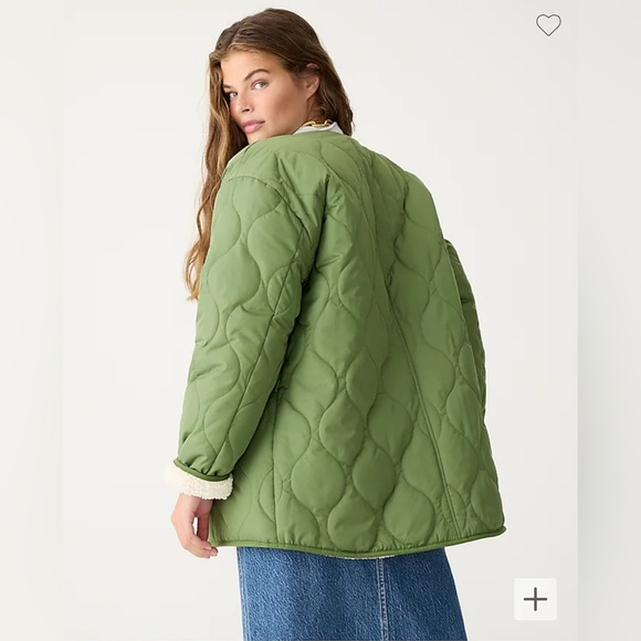 NWT J.CREW Reversible puffer jacket with PrimaLoft® - Picture 2 of 4